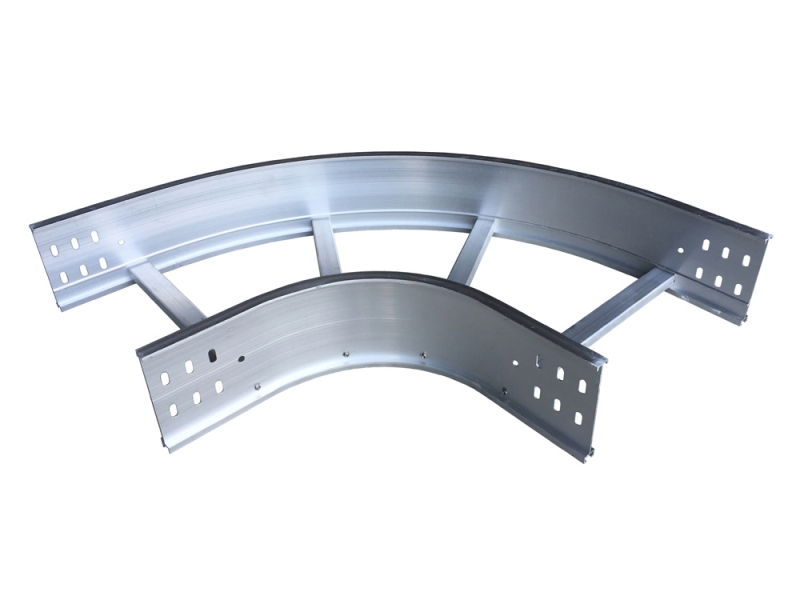 梯式弧形水平彎通